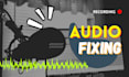 clean, compress and normalize the audio from your recording