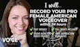 be your professional female voiceover for commercials, videos, podcasts