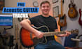 record acoustic guitar with clean, professional sound
