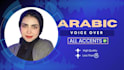 do a professional female arabic voice over