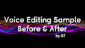 edit, clean, and master podcast audio and voice recordings