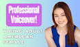 record a relaxed, conversational american female voice over