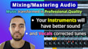 mix and master your songs for folk, pop and funk genres