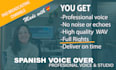 provide spanish female voice over for video ad