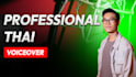 turn your script into a natural thai or lao male  voice over
