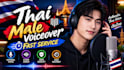 turn your script into a natural thai male  voice over