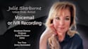 record a professional IVR voiceover or voicemail greeting