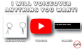 provide my voice for any of your work