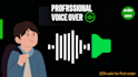 create a human voiceover by converting text to speech