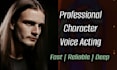 professionally voice act your characters