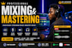 deliver a clean, professional mix and master