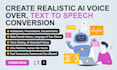 create a realistic human like ai voiceover using eleven labs