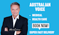 record your medical or pharmaceutical voiceover