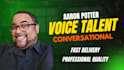 record a professional american male voice over