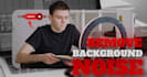remove background noise from audio and video file