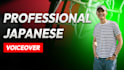 turn your script into a natural japanese male or female voice over