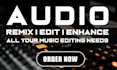 edit, loop, remix audio songs or music tracks