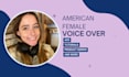 record a pro american female voiceover for your script