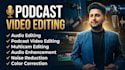 edit podcast videos, multicam interviews and enhance audio