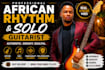 high quality live guitar record reggae, afrobeat, gospel, pop guitar tracks
