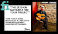 be the session guitarist for your project
