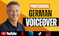 provide a professional german male voiceover