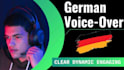 record clear engaging male german voice over