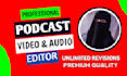 edit, enhance, fix and clean podcast audio