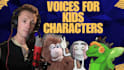 male voice act a cartoon and animation character
