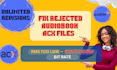 fix audiobook rejected acx files, fix bit rate, peak or rms errors in 12 hours