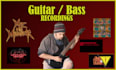 play and record guitar or bass for your project