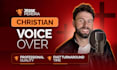 be your american male professional voiceover artist for your christian media