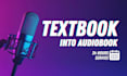 professionally narrate your textbook into an audiobook