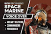voice a warhammer 40k space marine impression
