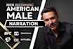 record a professional american male voice over narration