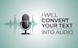 convert text to speech real human voice in audio file