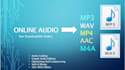 convert online audio to any format wav, mp3 etc