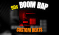 a custom 90s boom bap hip hop beat
