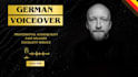 record a male voice over for your advertisement