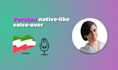 record female voice over in persian or farsi perfect for commercial use