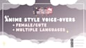 record cute female voice overs for any project