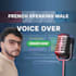 record a male voice over in french