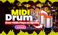 do the best modern and realistic drum midi for you
