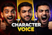 do expressive character voice over for animation