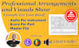 compose, arrange, orchestrate any work you like