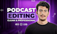do multi camera interview and podcast editing professionally