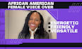 record an african american female voiceover