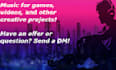 compose music for your video game animation youtube video etc