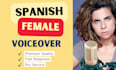 record a professional spanish voiceover for your TV ad