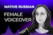 do professional russian female voiceover